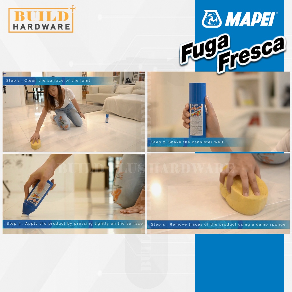 MAPEI Ultracare Fuga Fresca 160g Grout Joint Tile Reviver Arrylic Resin ...