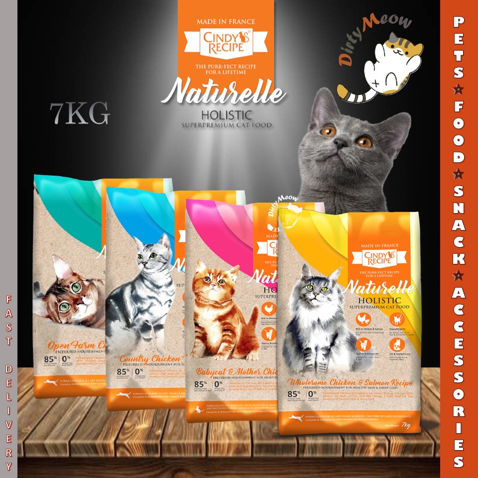 Cindy Naturelle Holistic Super Premiun Cat Food 7KG (Dry Cat Food
