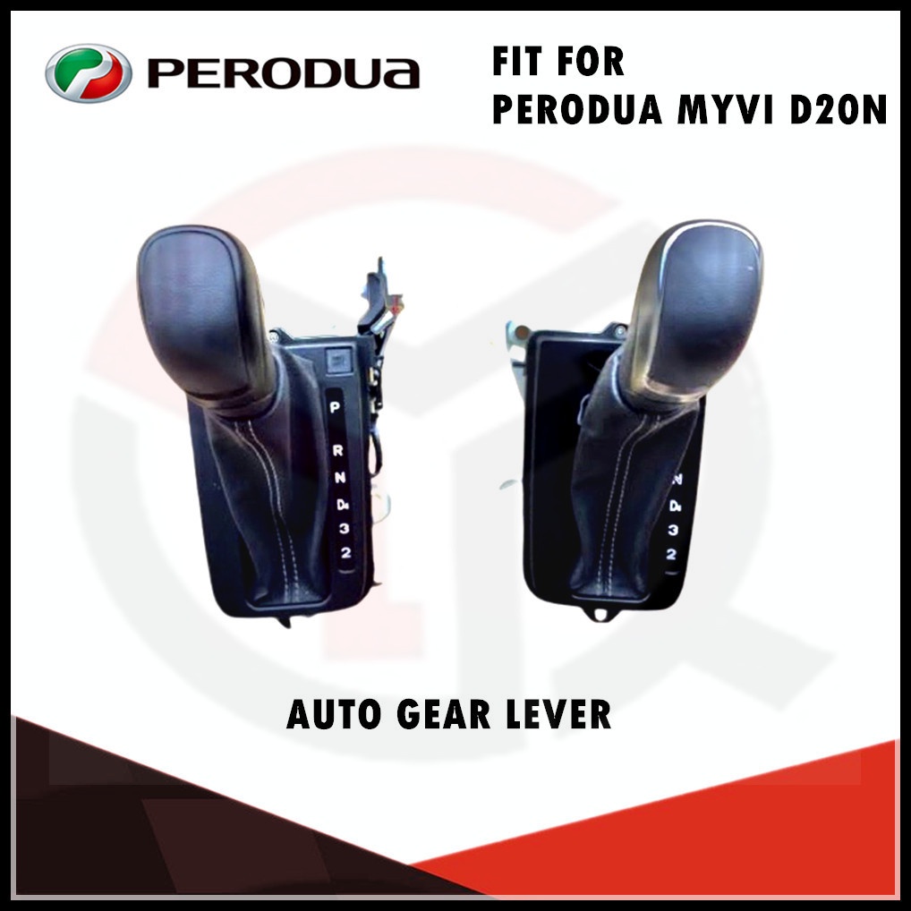 (ORIGINAL) PERODUA MYVI D20N 20172022 AUTO GEAR KNOB LEVER ASSY (BLACK