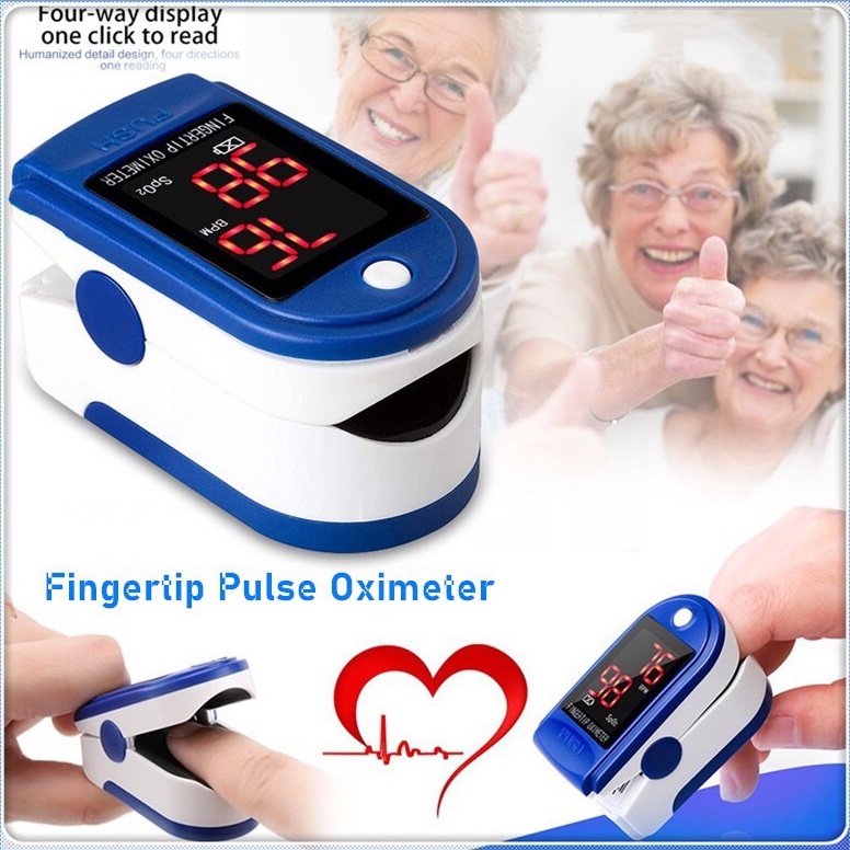 Medical Fingertip test Pulse Oximeter kit Pulso Oximetro Home family ...