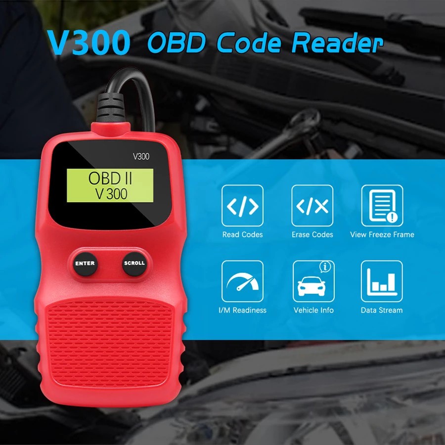 For ELM327 V300 Can BUS OBD2 Car Code Reader EOBD OBD II Auto Interface