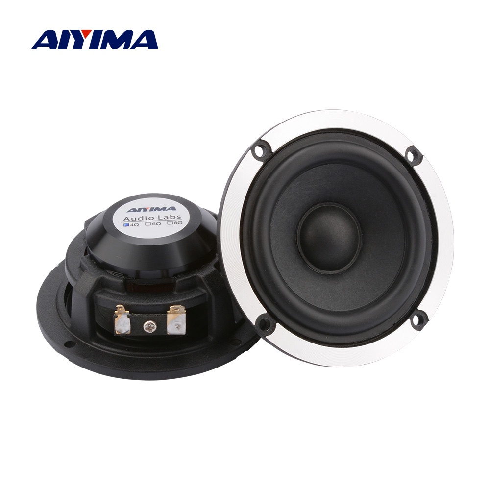 AIYIMA 2Pcs 3 Inch 4/8 Ohm 15W Audio Speaker Mid-Range Car Speaker 20 ...