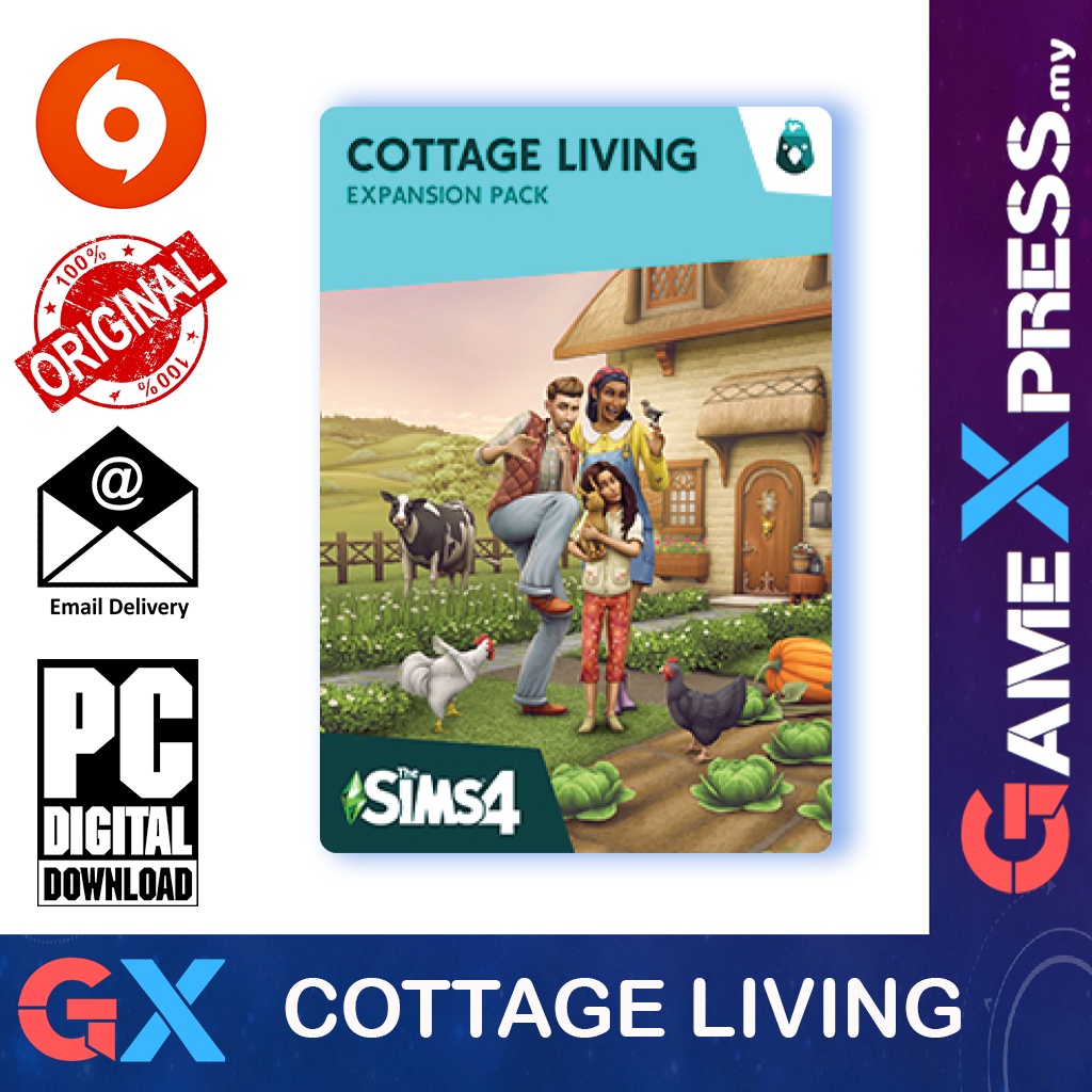 The Sims 4 Cottage Living Expansion PC / Mac Game Origin Platform | Shopee  Malaysia