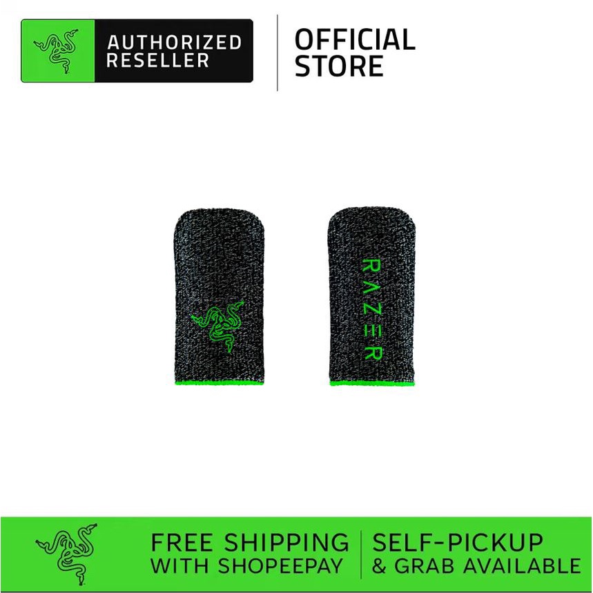 Razer Gaming Finger Sleeve NonSlip Finger Sleeve for Mobile Gaming