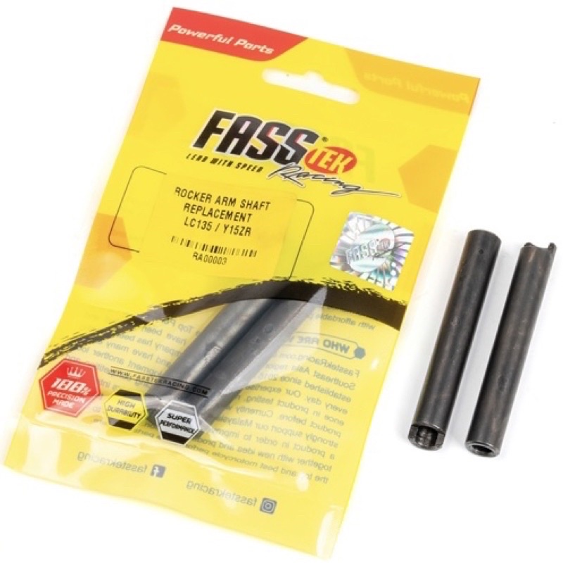 Fasstek racing lc135 y15zr shaft rocker arm set super hardened shopee m