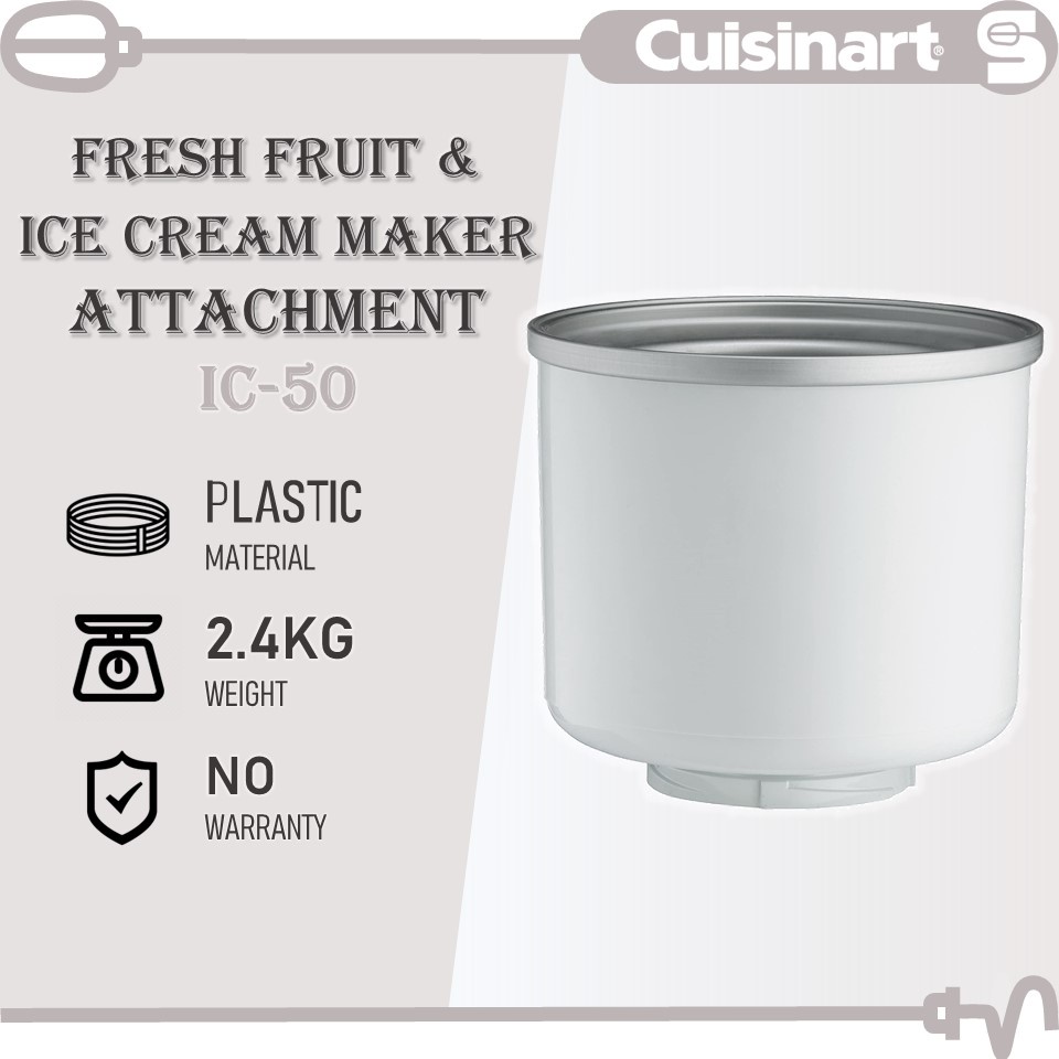 CUISINART Fresh Fruit & Ice Cream Maker Attachment for Precision Master