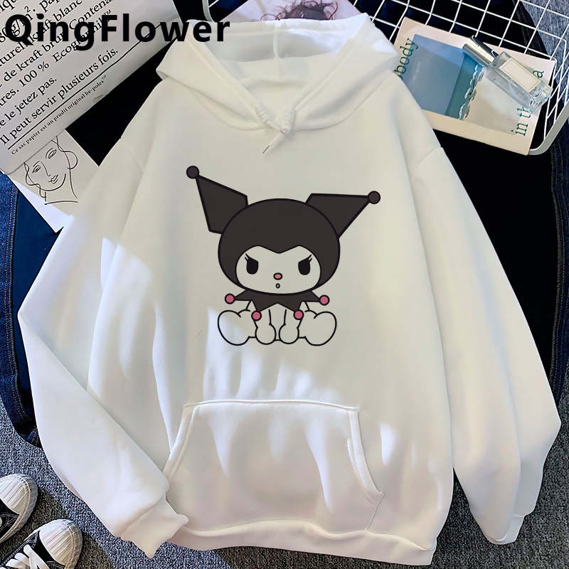 Sanrio Kuromi hoodies women Oversized streetwear harajuku plus size ...