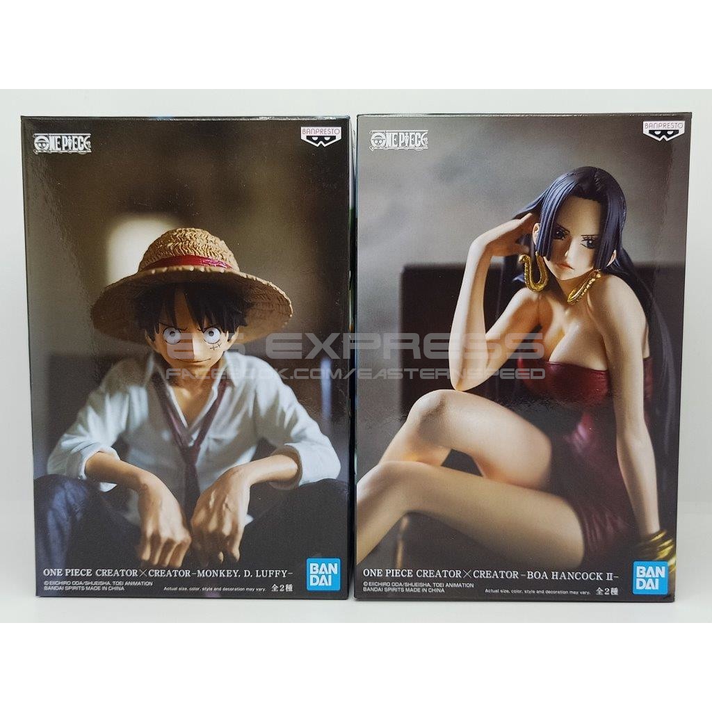 BANPRESTO ONE PIECE CREATOR X CREATOR [MONKEY. D. LUFFY & BOA