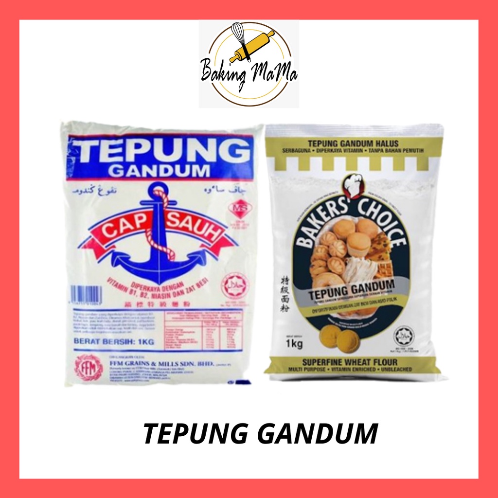 Tepung Gandum Cap Sauh Bakers Choice Shopee Malaysia