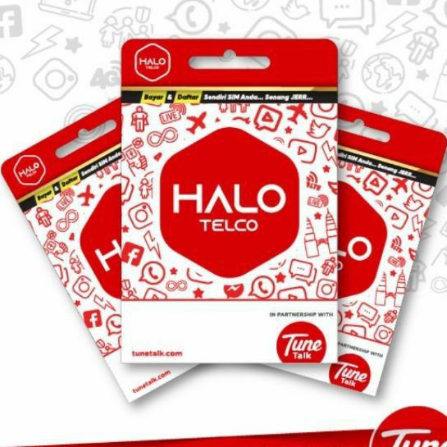 [FREE POST] HALO TELCO UNLIMITED Call/Data/Hotspot Prepaid 4G Tune Talk ...