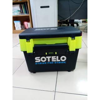 SOTELO HS-3627 Good Fishing Tackle Seat Box Storage Carry Shoulder Strap  Side