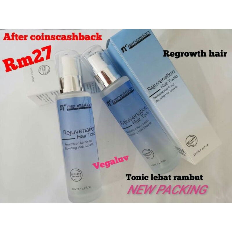 Sensation ST Hair Tonic(120ml) For Hair Growth Tonic Lebat Rambut tonik