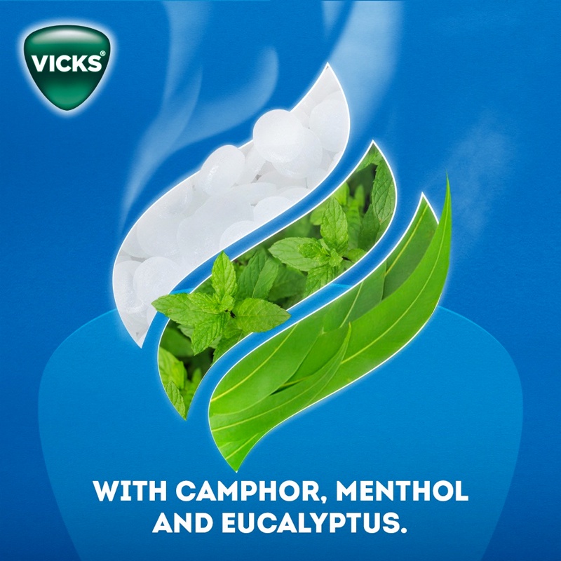 Vicks Vaporub Cold Vaporising Ointment 50g 25g 10g Blocked Nose Cough ...