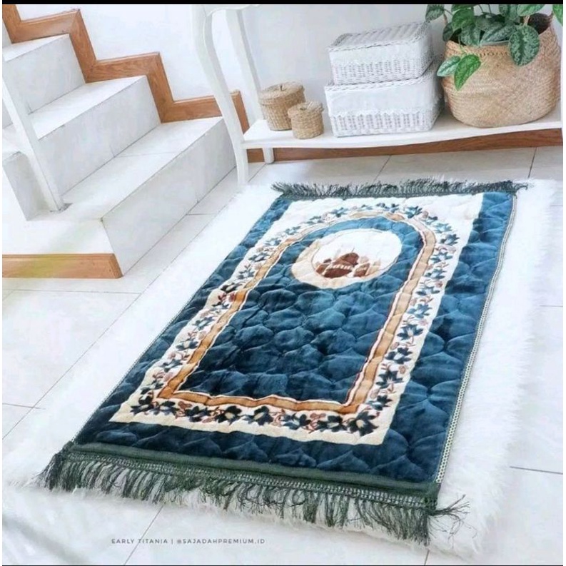 Premium Thick Tassel Embossed Quilting Sejadah (non-slip) | Shopee Malaysia