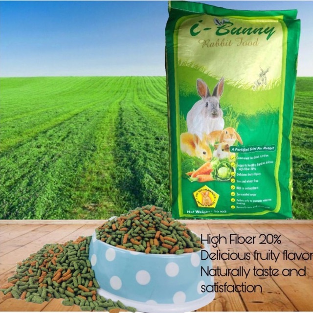 I-BUNNY RABBIT FOOD 10KG / M-UNNY RABBIT FOOD 10KG | Shopee Malaysia