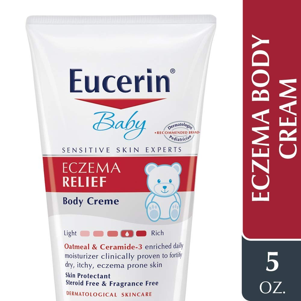 Eucerin, Baby, Eczema Relief, Cream, 5 oz, Sooth and reduce the eczema ...
