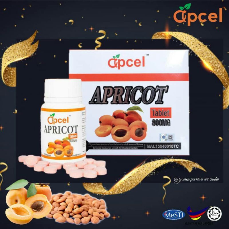 𝐀𝐩𝐫𝐢𝐜𝐨𝐭 𝐓𝐚𝐛𝐥𝐞𝐭 𝗔𝗣𝗖𝗘𝗟 (+free🎁) | Shopee Malaysia