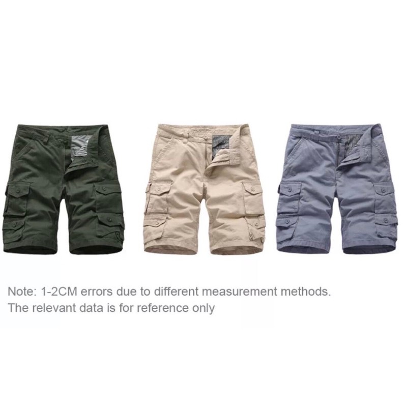 6004 New Six Pocket Cargo Plain Army Wearing Shopee Malaysia