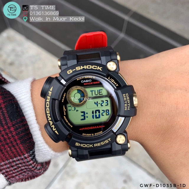 CASIO G SHOCK Frogman 35th Anniversary GOLD TORNADO Series GWF