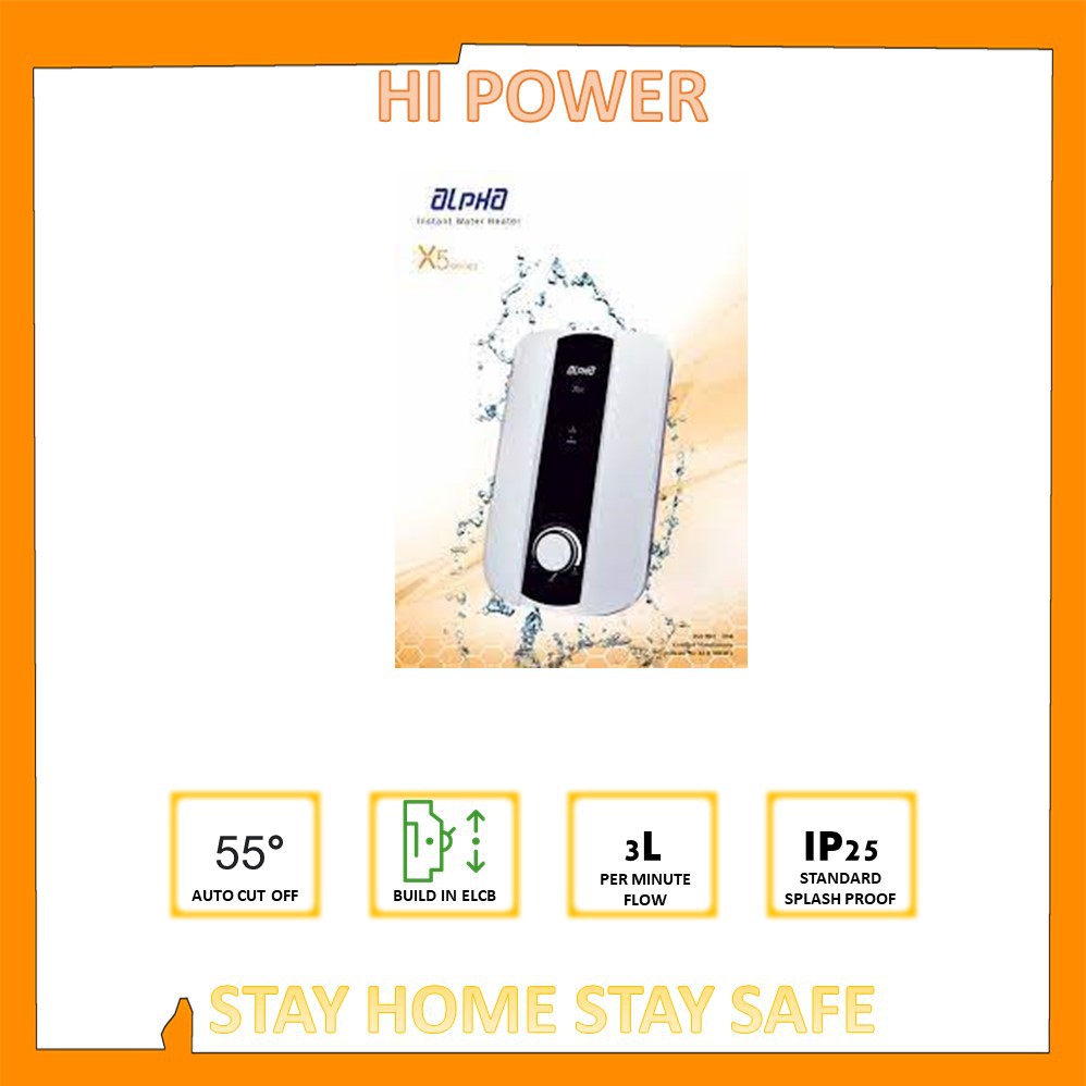 Alpha Water Heater X5E (No Pump) Shopee Malaysia