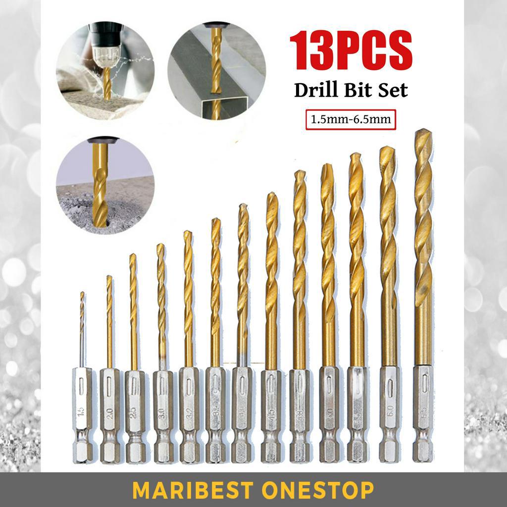 High speed steel discount drill bit set