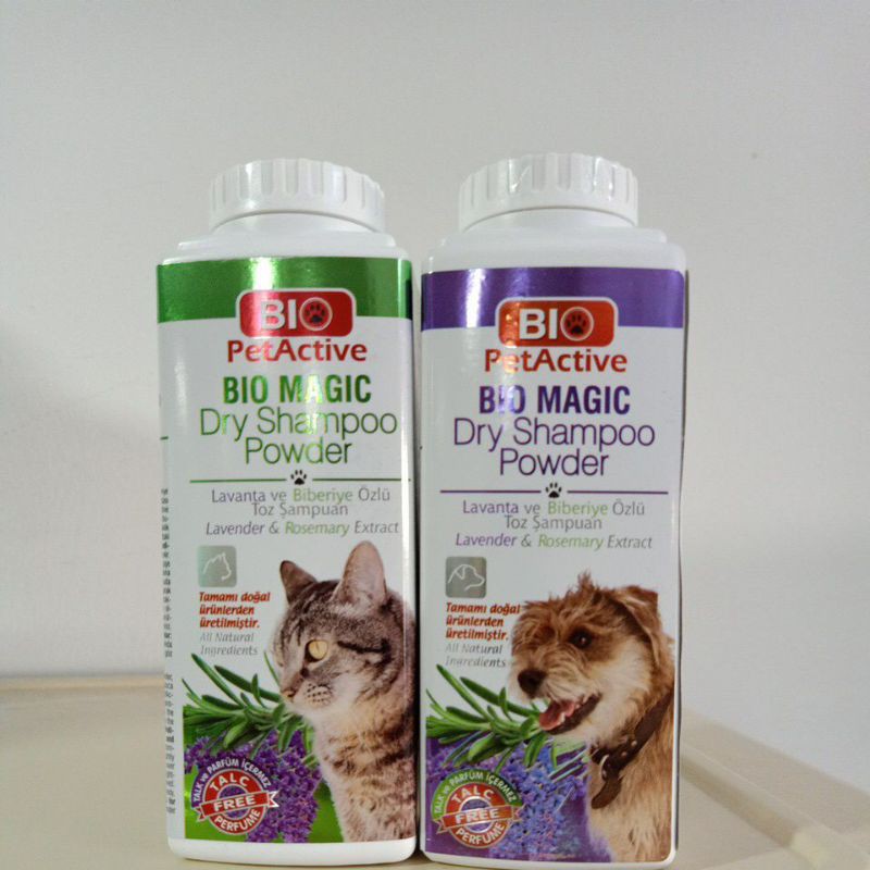 Cat dry shop shampoo powder