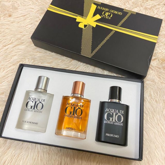 ARMANI ACQUA DI GIO MINIATURE 3 IN 1 GIFT SET PERFUME Shopee