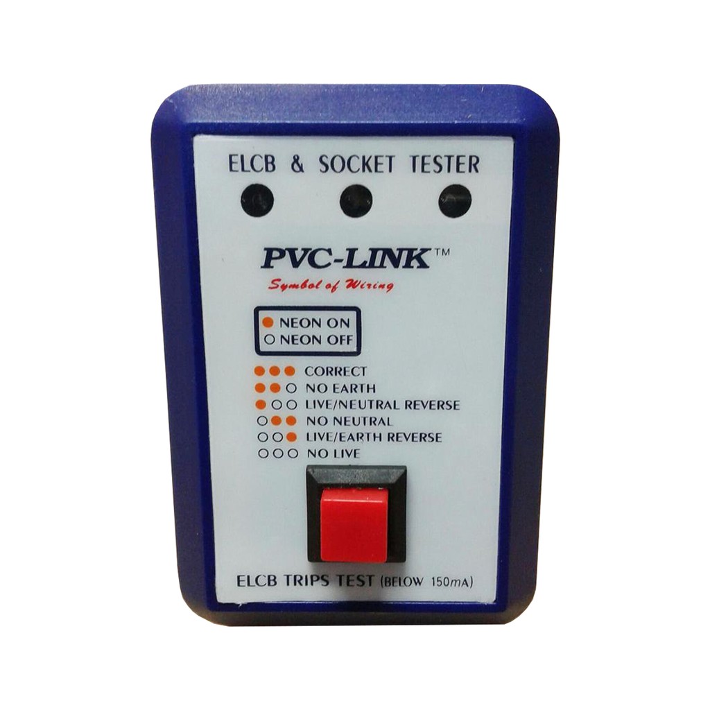 PVCLINK PMT-13 MAIN TESTER ELCB BUTTON 13A 150MA | Shopee Malaysia
