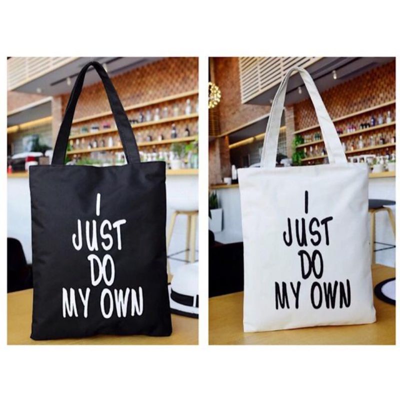 [Ready Stock] Canvas Tote Bag Tuition Bag Cute Science Tote Bag ...