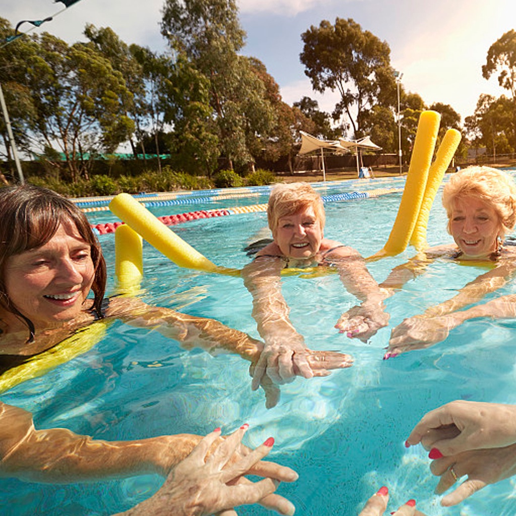 Swimming Floating Foam Sticks Swimming Aid Foam Noodles Swim Pool Water ...