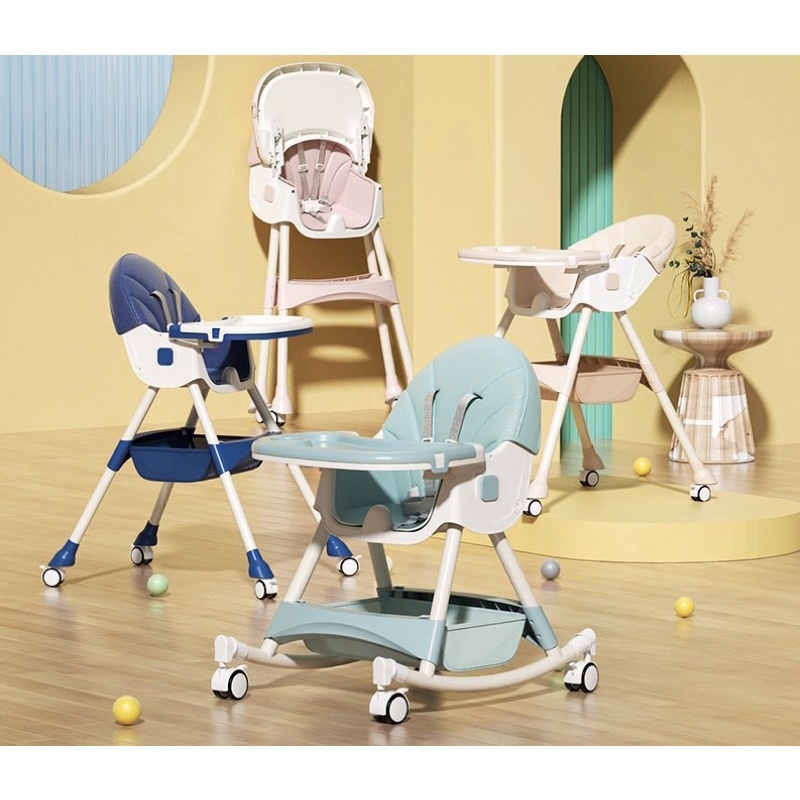 Baby MultiFunction Foldable Dining High Chair Baby Dining Chair Baby ...