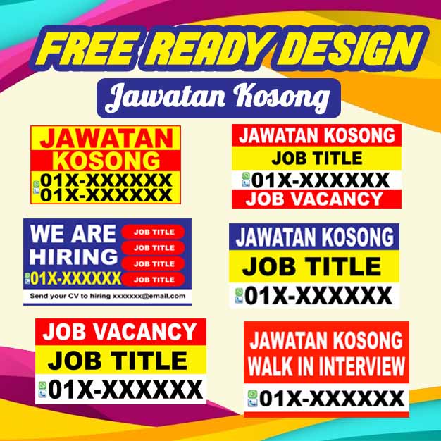 BANNER JAWATAN KOSONG / JOB VACANCY / HIRING BANNER | Shopee Malaysia