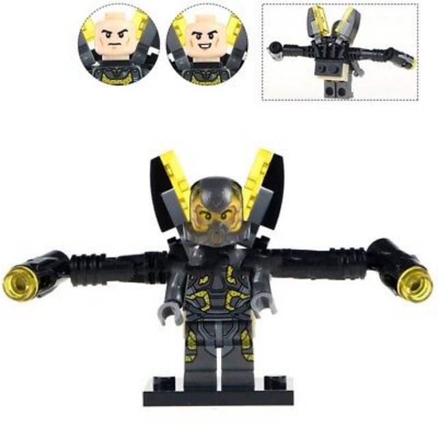 Lego yellow jacket discount minifigure