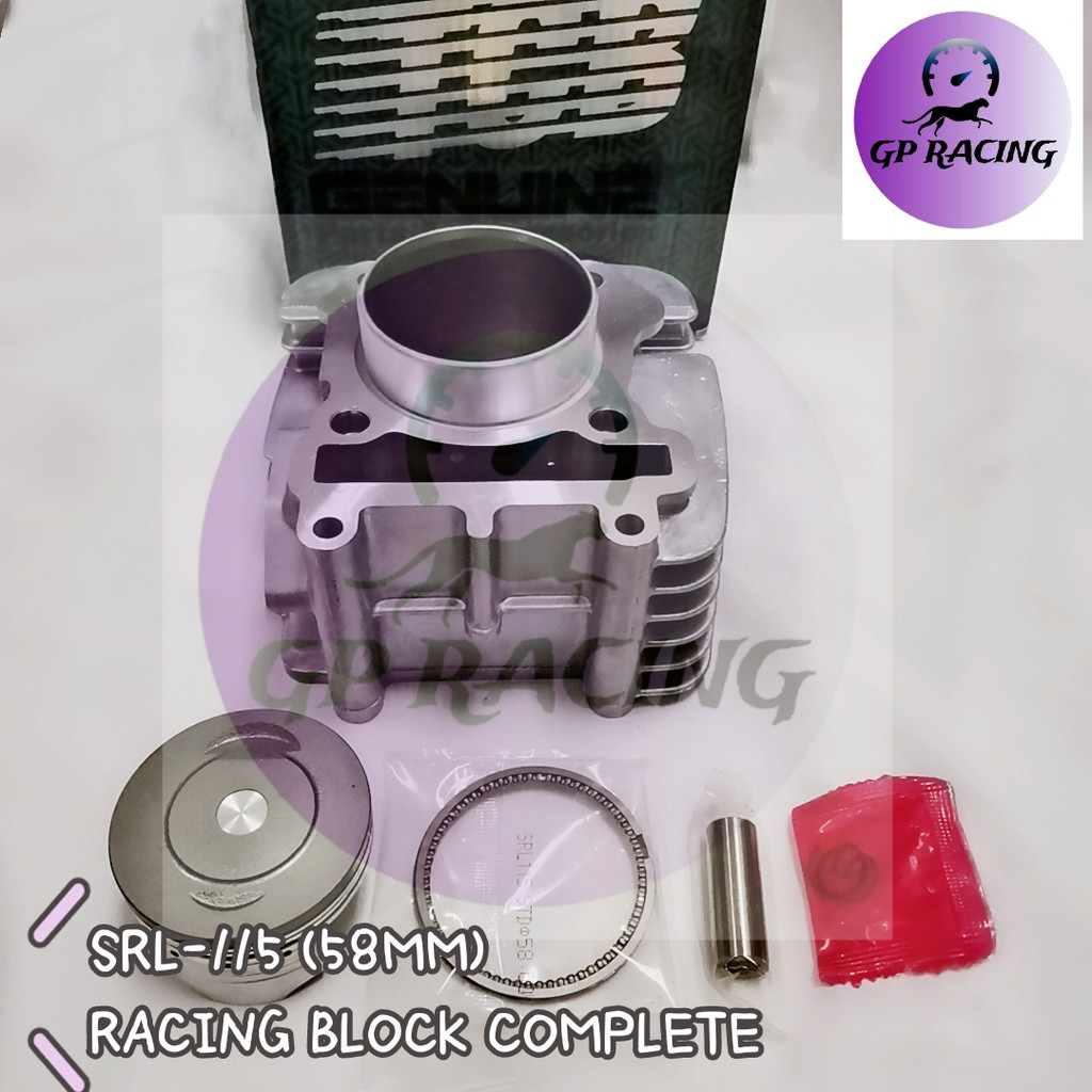 SRL-115 RACING BLOCK 58MM COMPLETE SET 