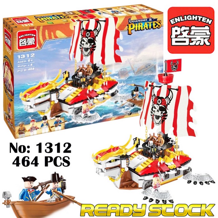ENLIGHTEN Brand Enlighten Blocks 1312 Legendary Pirates Series Pirate ...