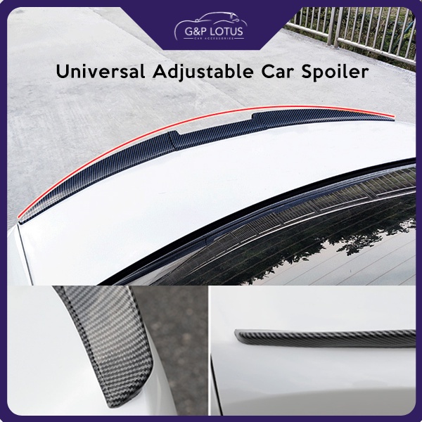 3 Tier Universal Adjustable Car Rear Wing Lip Trunk Roof Spoiler Tail ...