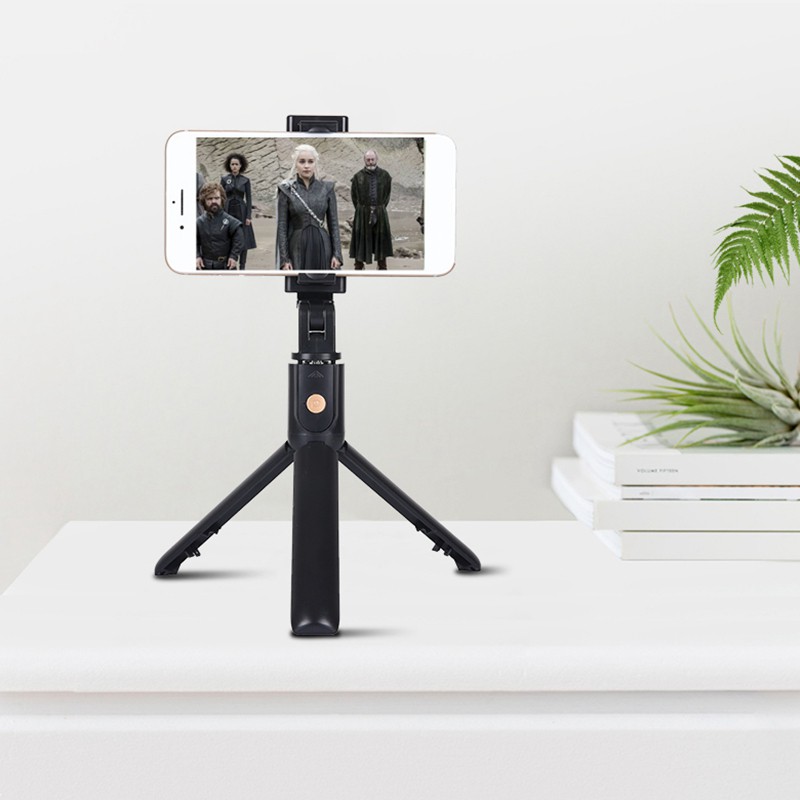 Q07 Mini Bluetooth Selfie Stick With Rearview Mirror Tripod Monopod Self Photography Wireless