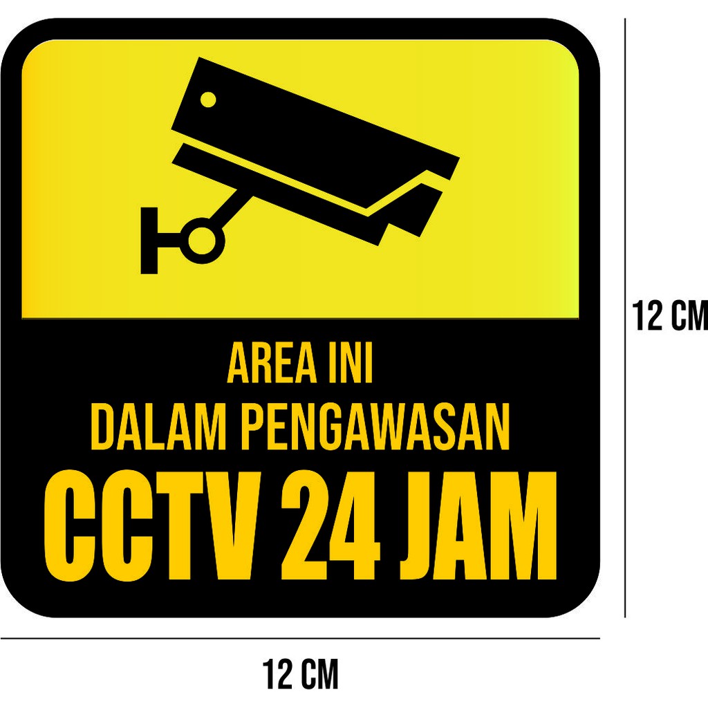 Sticker Watch Out CCTV STICKER PRINTING | Shopee Malaysia