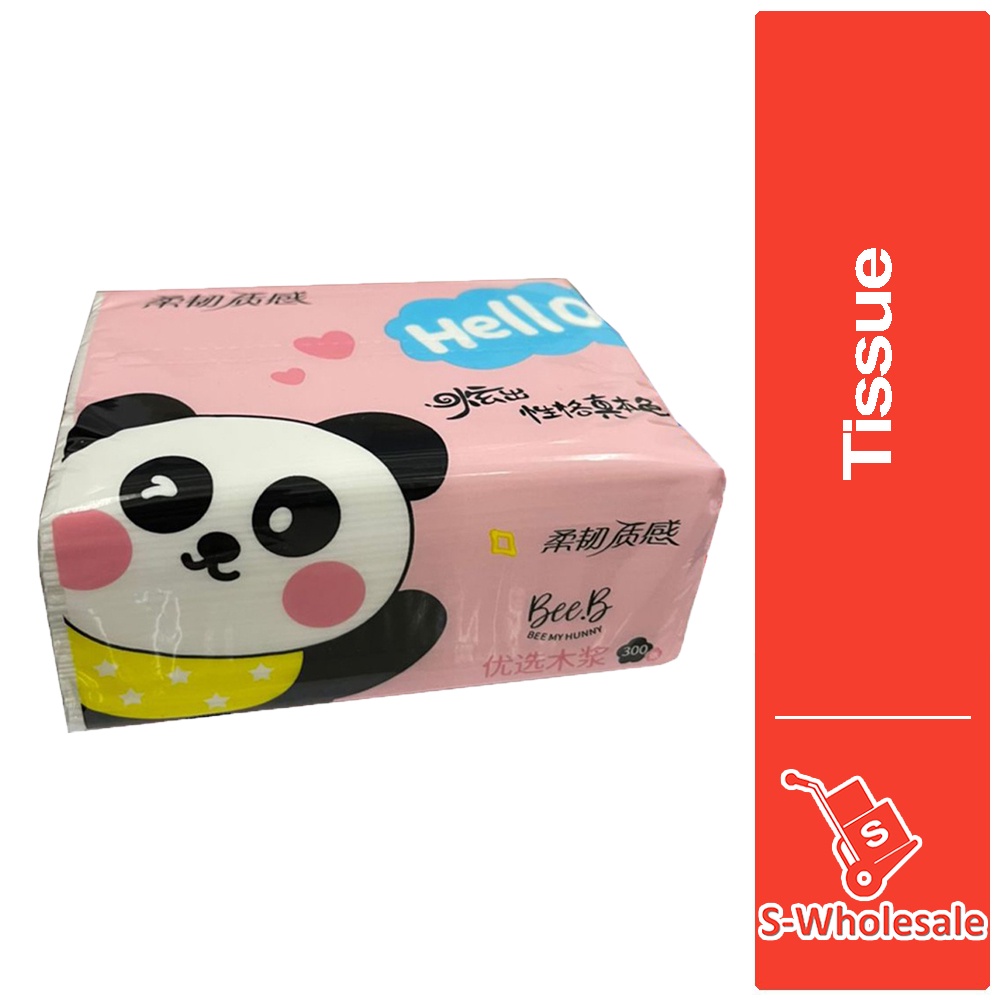Swholesale Natural Bamboo Tissue Soft Facial Tissue Paper Pack