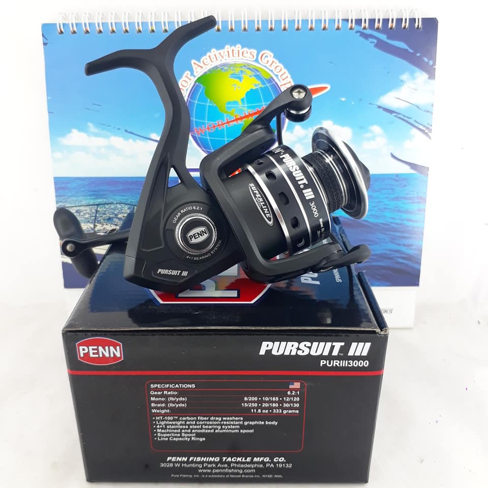 PENN Pursuit III 3000 HIGH SPEED 6.2:1 SPINNING REEL (New in Box)