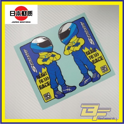 [Export Spec] JDM Sticker Spoon Sport Racer Sticker Ready to Race ...