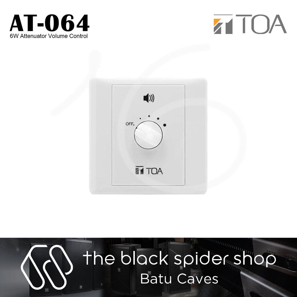 TOA AT-064 Attenuator Volume Control 6W (AT064) | Shopee Malaysia