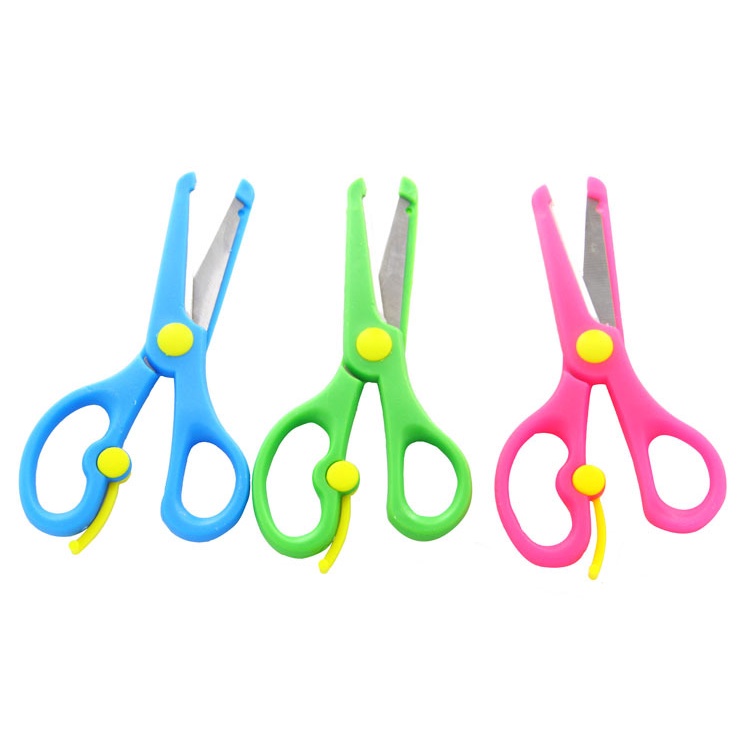 Children's Scissors (Children's scissors are safe with blunt/not sharp ...