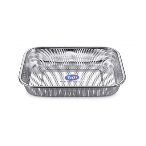 K2929/K2937 TOFFI STAINLESS STEEL RECTANGULAR COLANDER / STRAINER ...