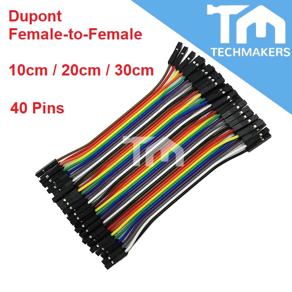 Dupont 40 Pin Jumper Wire Female To Female 