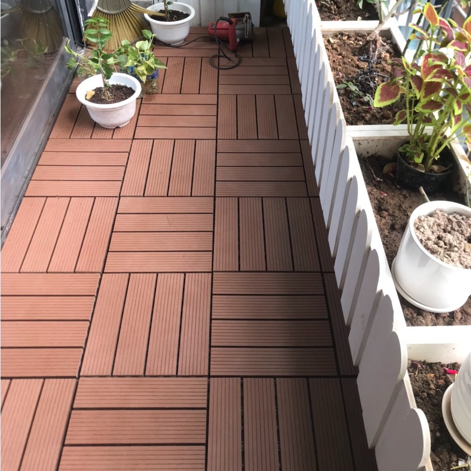 Plastic Balcony Floor Lining Garden kt30x30x2cm Shopee Malaysia
