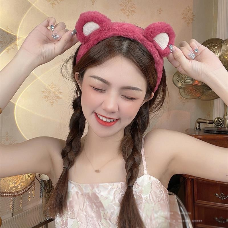 thumbnail image 2 of PinkSheep Light Up Mouse Ears Headband - Black Ears With Purple Sequin Bow, LED Lights, For Parties & Cosplay 2 of 13