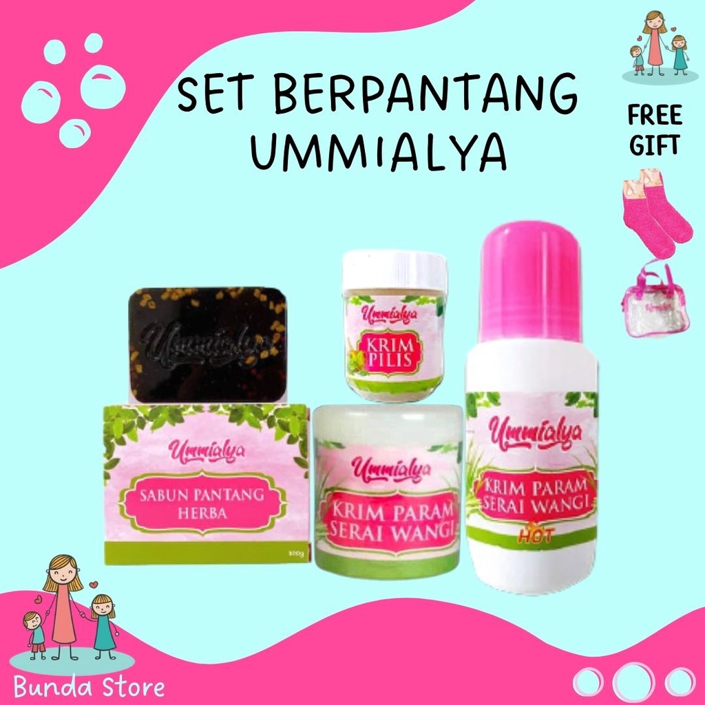 Set Berpantang Ummialya Labour Kit Ummialya Krim Pilis Param