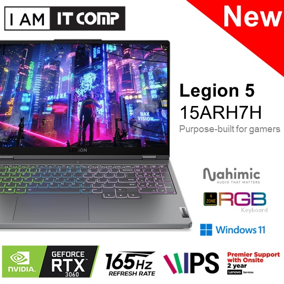 Lenovo Legion 5 15ARH7H 82RD004SMJ 15.6'' WQHD 165Hz Gaming Laptop ...