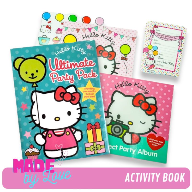 Hello Kitty Ultimate Party Pack Kids Activity Book Shopee Malaysia